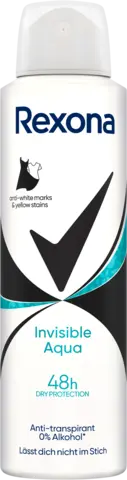 Deo Spray Invisible Aqua von REXONA