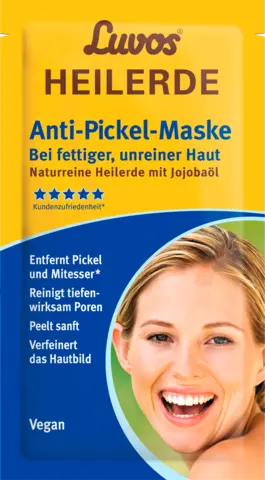 Heilerde Anti-Pickel-Maske von LUVOS