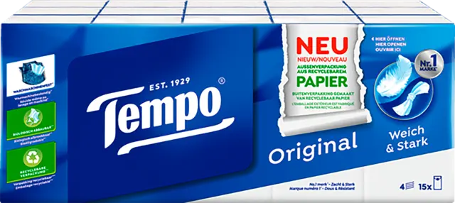 Taschentücher von TEMPO