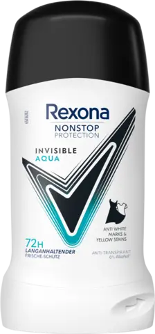 Nonstop Protection Deostick Anti-Transpirant Invisible Aqua von REXONA