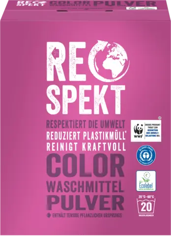 Colorwaschmittel Pulver, 20 WL von RESPEKT