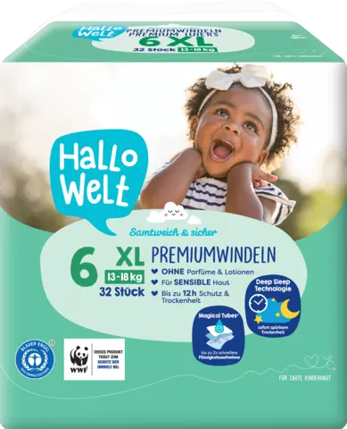 Windel Gr. 6 XL von HALLO WELT