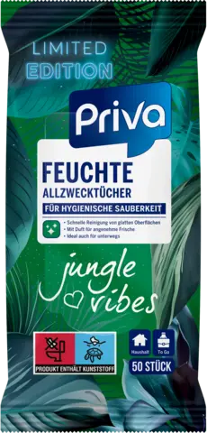 Feuchte Allzwecktücher von PRIVA