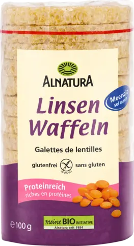 Bio Linsenwaffeln von ALNATURA