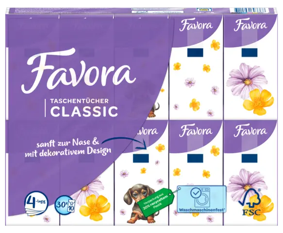 Taschentücher Classic 4lg von FAVORA