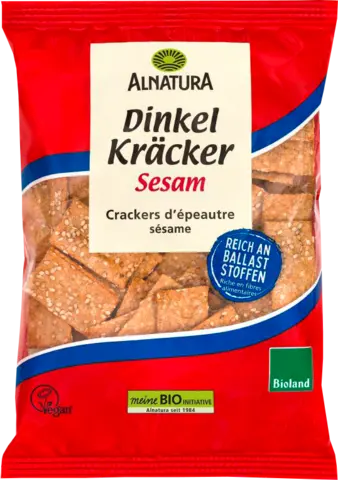 Bio Dinkel Kräcker Sesam von ALNATURA