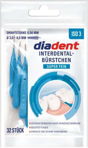 Interdentalbürstchen ISO 3 von DIADENT