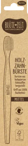 Holz-Zahnbürste mittel von BLÜTEZEIT