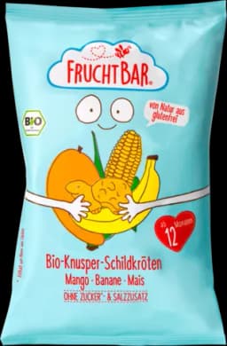Bio Knusper-Schildkröten Mango-Banane-Mais von FRUCHTBAR