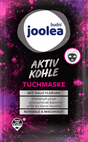 Tuchmaske Aktivkohle von JOOLEA