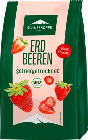 Bio Erdbeeren gefriergetrocknet von SCHNEEKOPPE