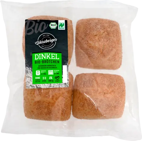 Bio Dinkelbrötchen von HERZBERGER
