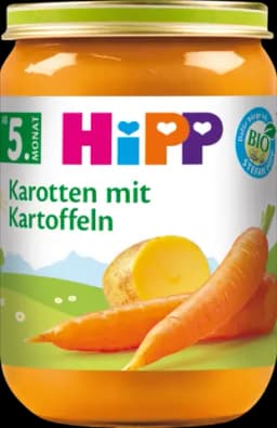 Bio Karotten mit Kartoffeln ab 5. Monat von HIPP