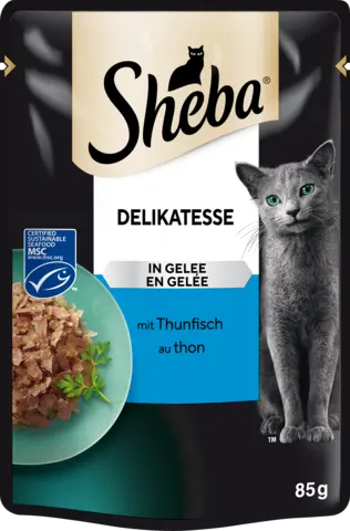 MSC Delikatesse in Gelee mit Thunfisch von SHEBA