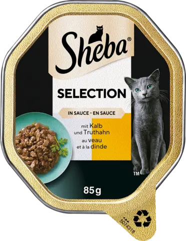 Selection in Sauce mit Kalb und Truthahn von SHEBA