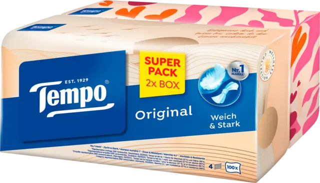 Taschentücher Duo-Box von TEMPO