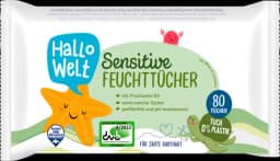 Feuchttücher Sensitive von HALLO WELT