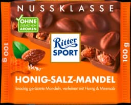 Nuss Klasse Honig-Salz-Mandel Tafel von RITTER SPORT