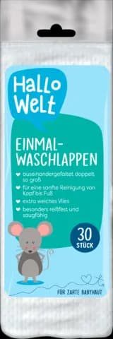 Hallo W.Waschlappen trock.30ST von HALLO WELT