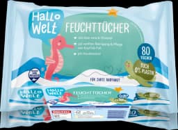 Feuchttücher Comfort 2x80 von HALLO WELT