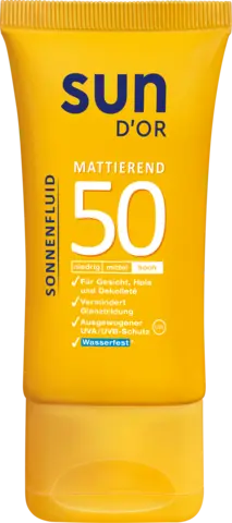 Mattierendes Sonnenfluid LSF 50 von SUN D'OR