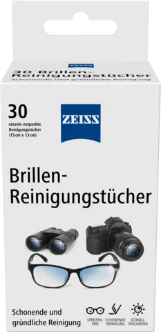 Brillen-Reinigungstücher von ZEISS