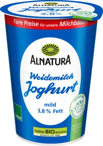 Bio Joghurt mild 3,8 % Fett von ALNATURA
