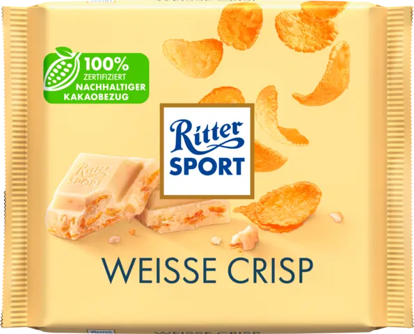 Weisse Crisp Tafel von RITTER SPORT