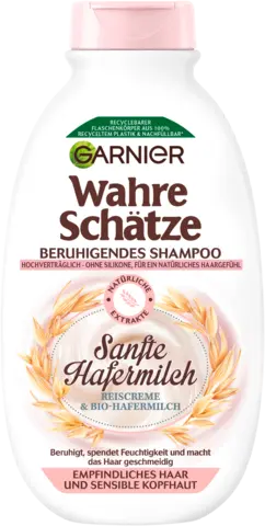 Wahre Schätze Shampoo Beruhigendes Shampoo Hafermilch von WAHRE SCHÄTZE