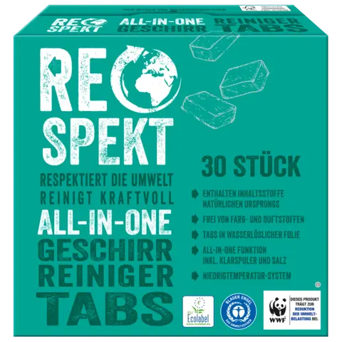 Geschirrreiniger Tabs von RESPEKT