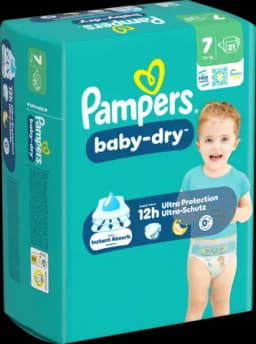 Baby Dry Windeln Extra Large Single Pack 15+kg Gr.7 21ST von PAMPERS