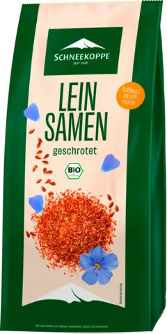 Bio Leinsamen geschrotet von SCHNEEKOPPE
