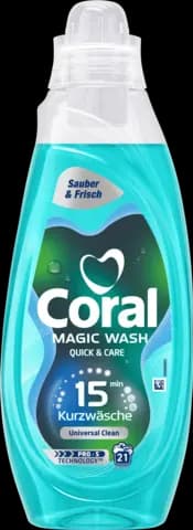 Magic Wash Universal Clean Waschmittel flüssig von CORAL