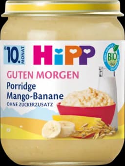 Bio Frühstücks-Porridge Mango-Banane-Haferbrei ab 10.Monat von HIPP