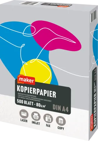 Kopierpapier A4 von MAKER