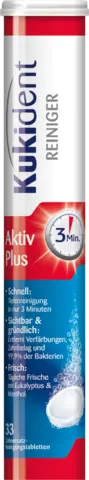 Aktiv Plus Reinigungstabletten von KUKIDENT