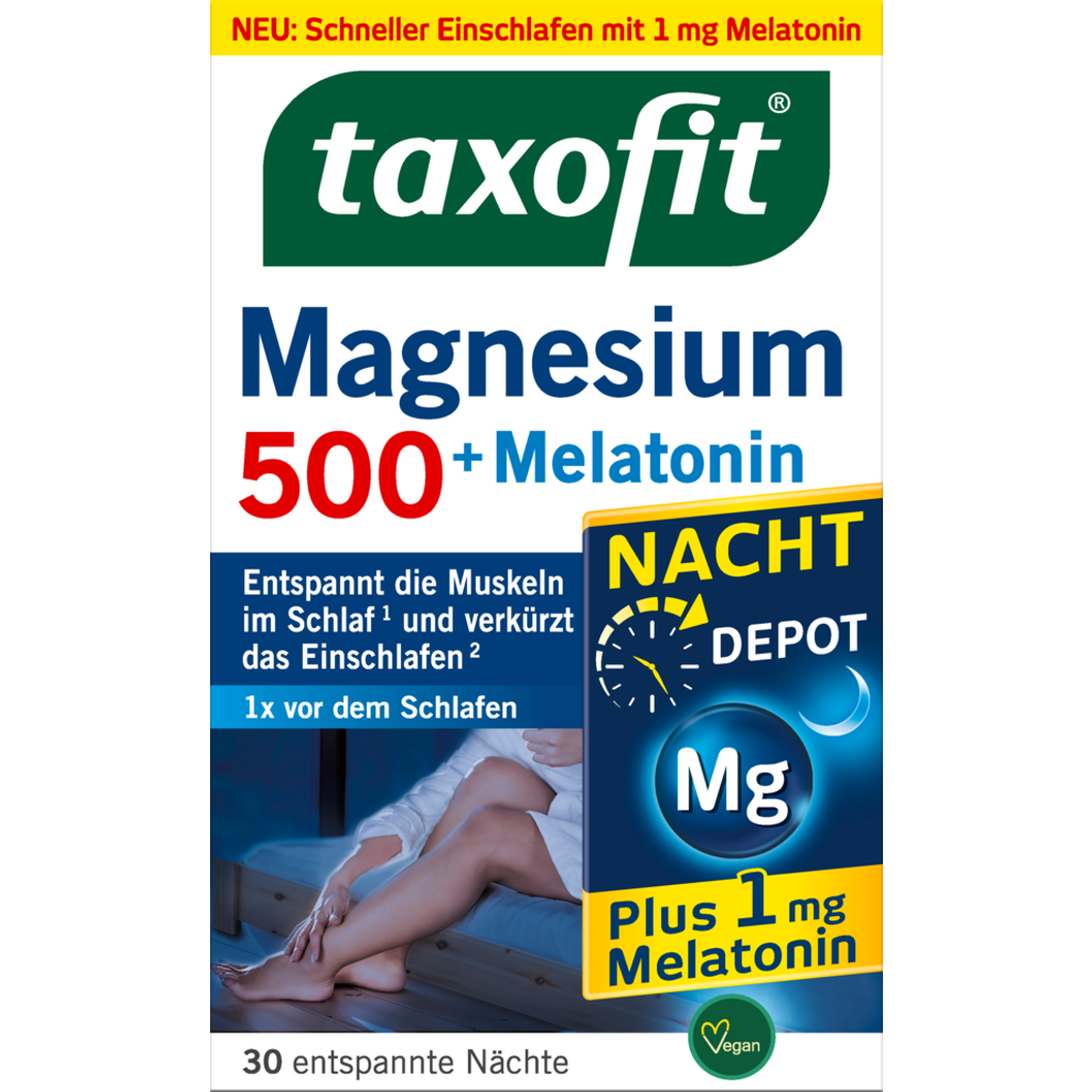 Magnesium 500 Nacht 30Tabletten 47,9g