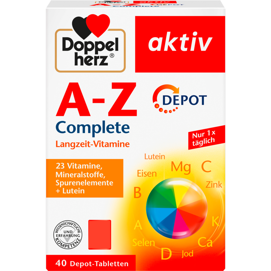 A - Z Langzeit-Vitamine, Depot, 40 Stück