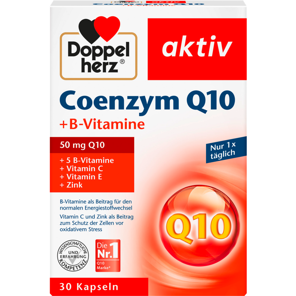 Coenzym Q10, + B-Vitamine, 30 Stück