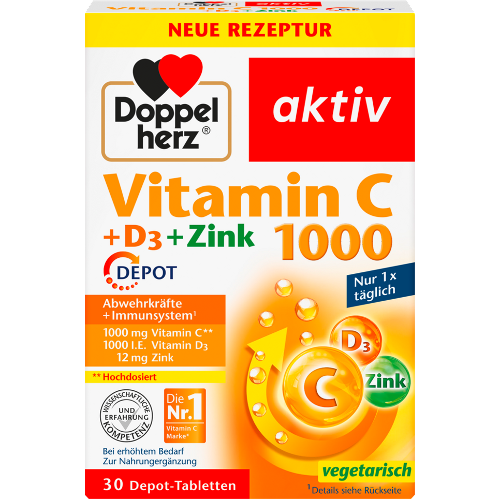 Vitamin C 1000+D3+Zink Depot