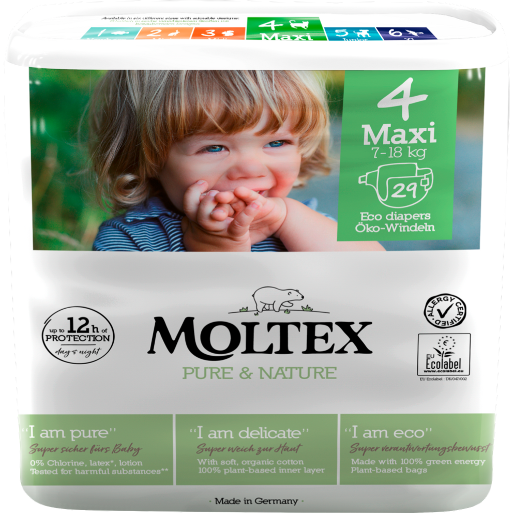 Moltex Windeln Pure Nature Maxi Windeln 7 18 Kg Vor Ort Kaufen Budni