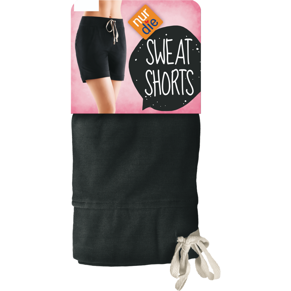 Damen Sweat Shorts schwarz Größe 44-48 =L