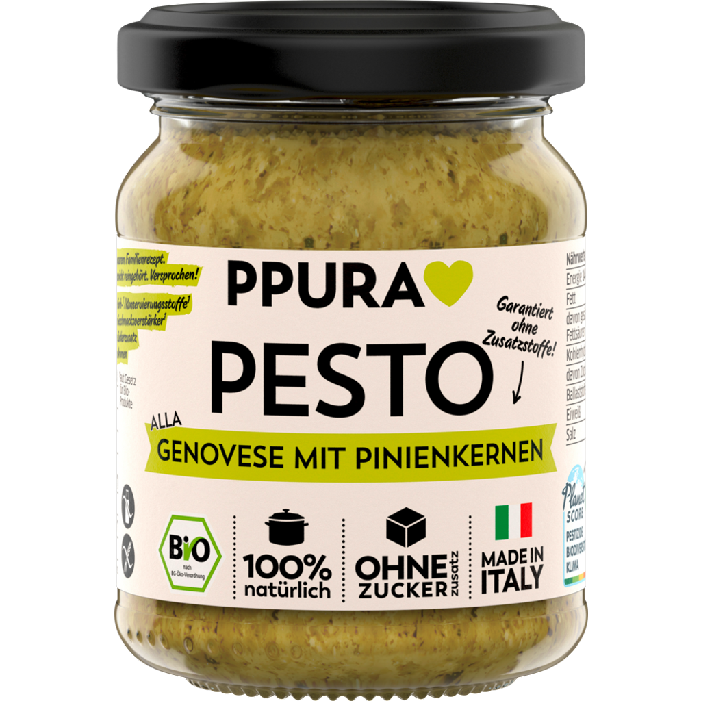 BIO Pesto Genovese mit Pinienkernen