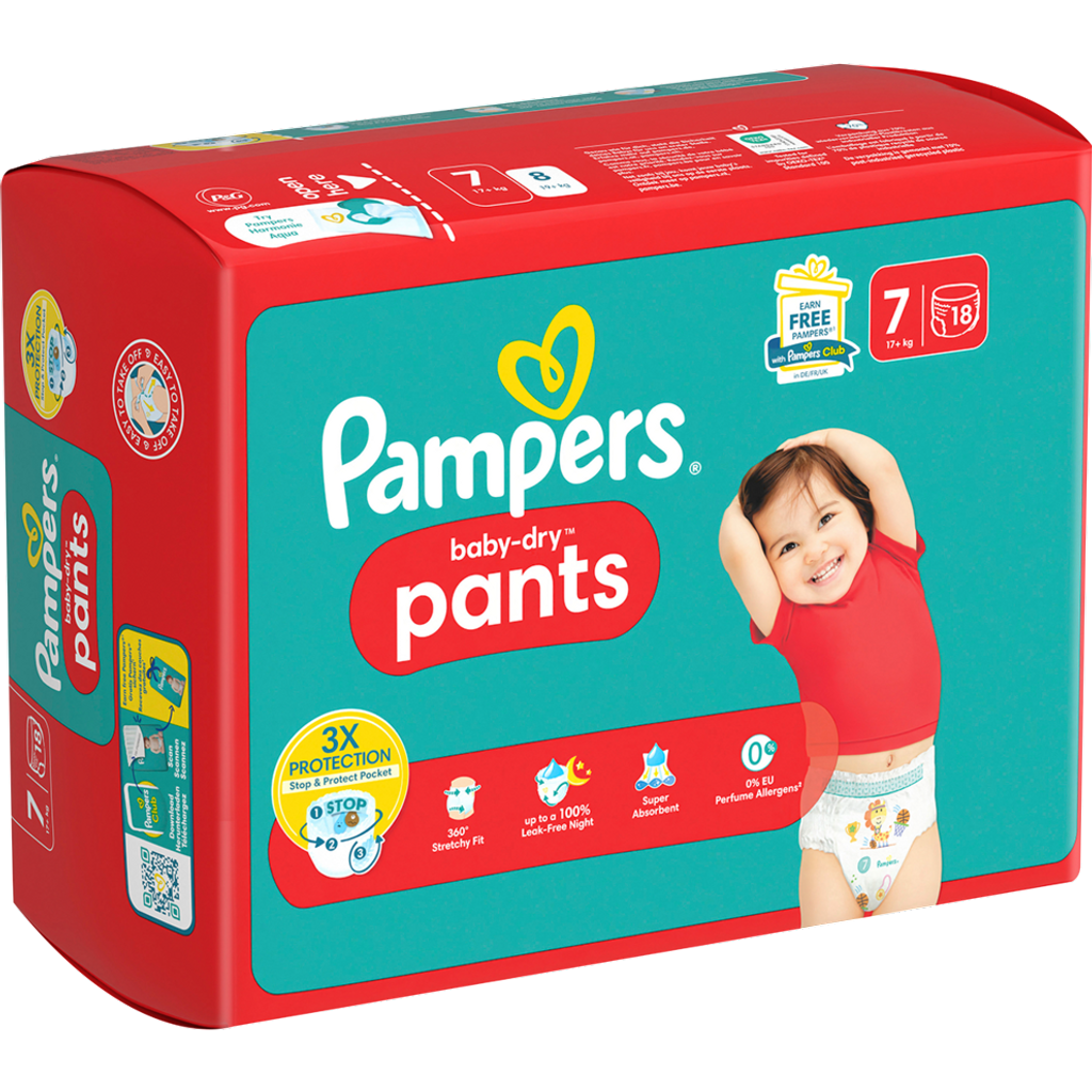 Baby Dry Pants Gr.7 Extra Large 17+kg Single Pack