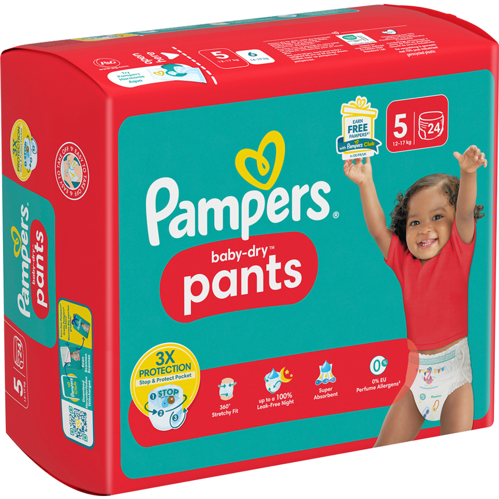 Baby Dry Pants Gr.5 Junior 12-17kg Single Pack